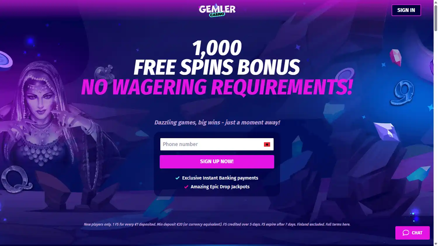 Gemler Casino screenshot 1