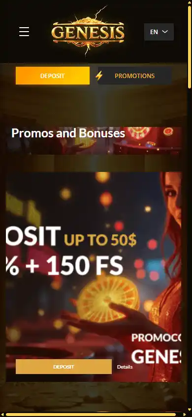 Genesisgame Casino screenshot 6