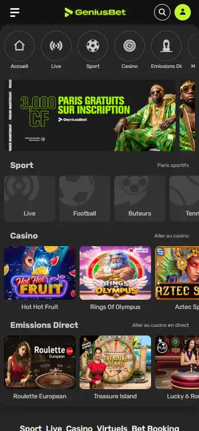 GeniusBet Casino screenshot 4