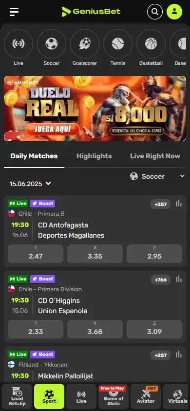 GeniusBet Casino screenshot 4