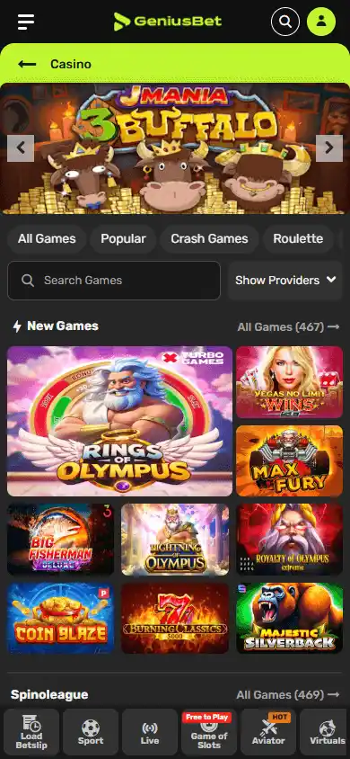GeniusBet Casino screenshot 5