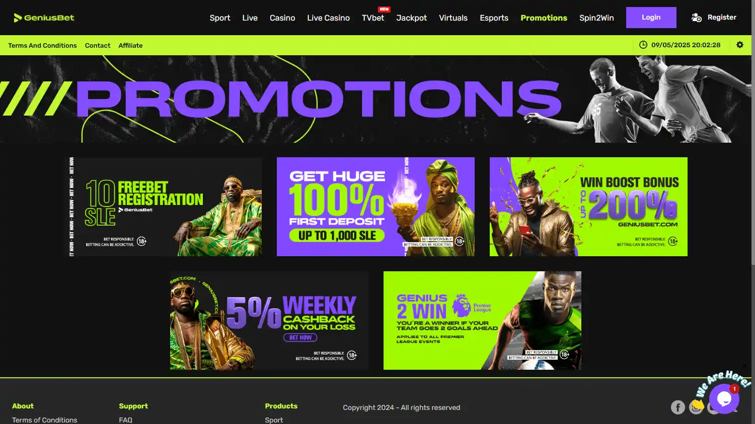 Geniusbet Casino screenshot 3