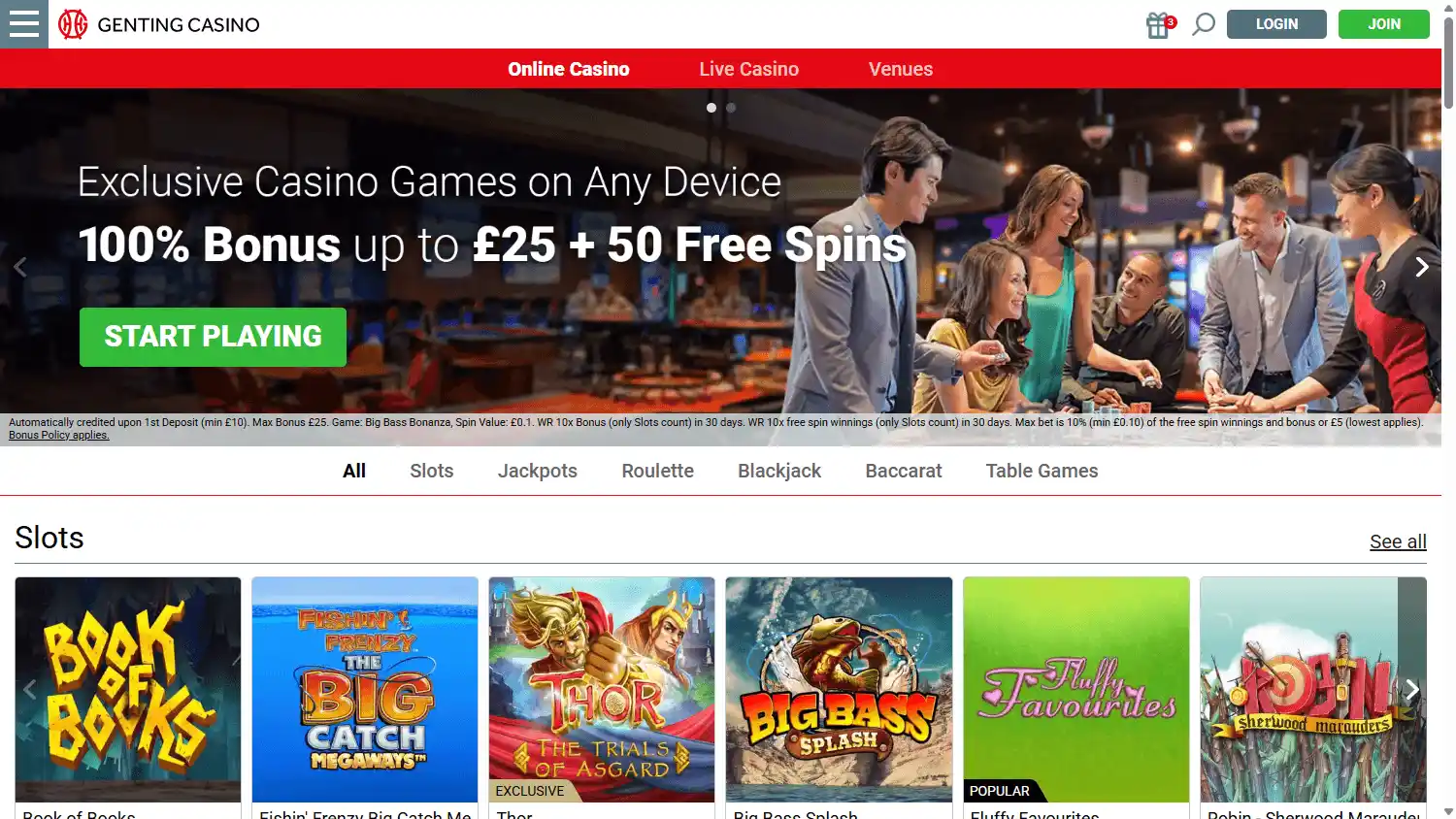 Genting Casino ES screenshot 2