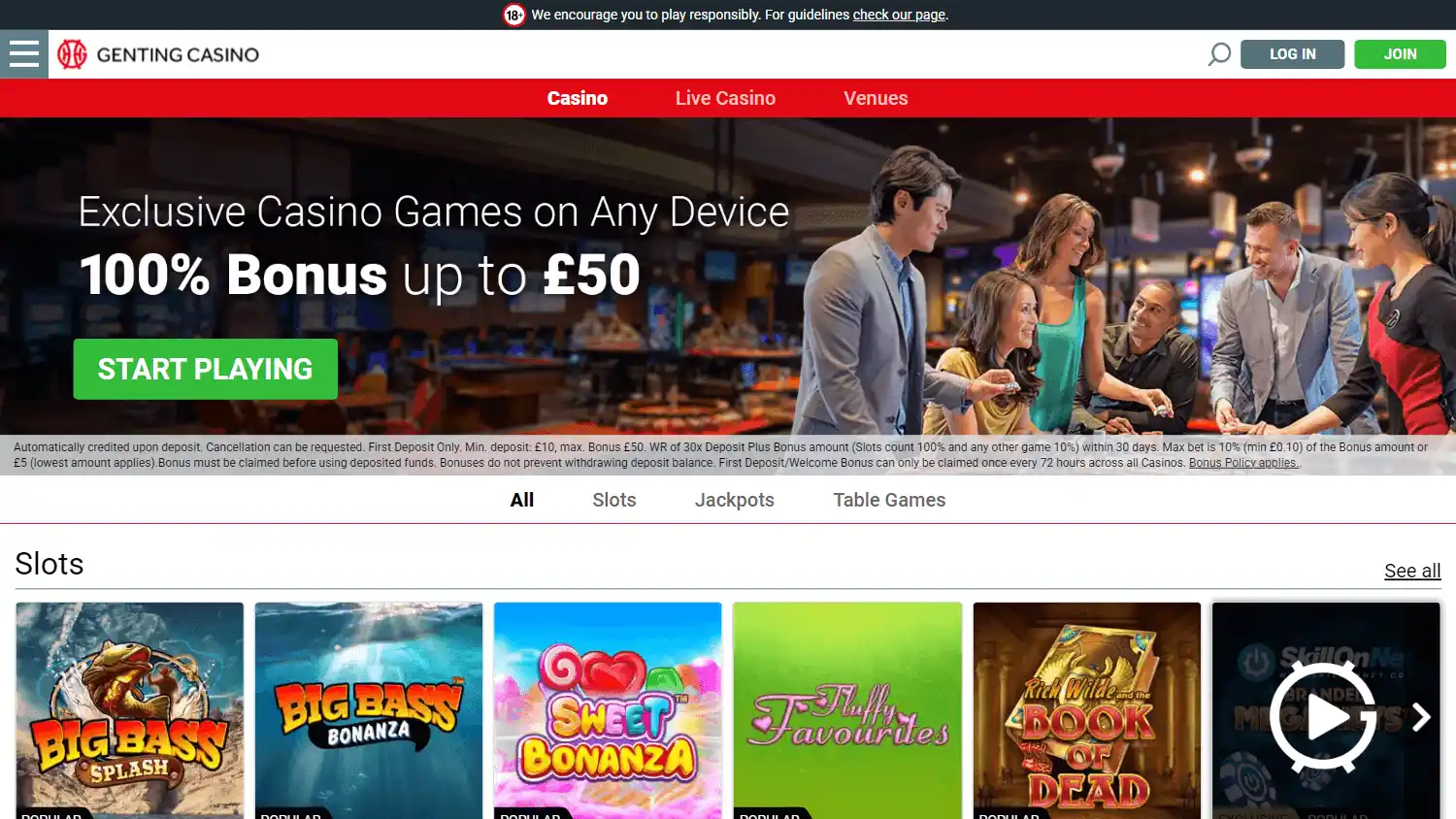 Genting Casino SE screenshot 3