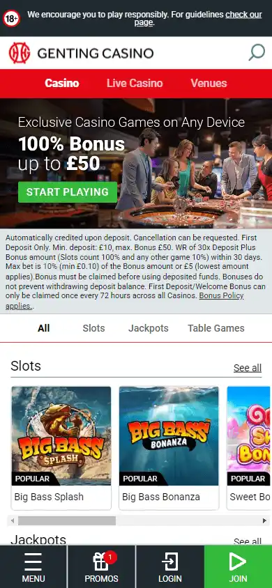 Genting Casino SE screenshot 6