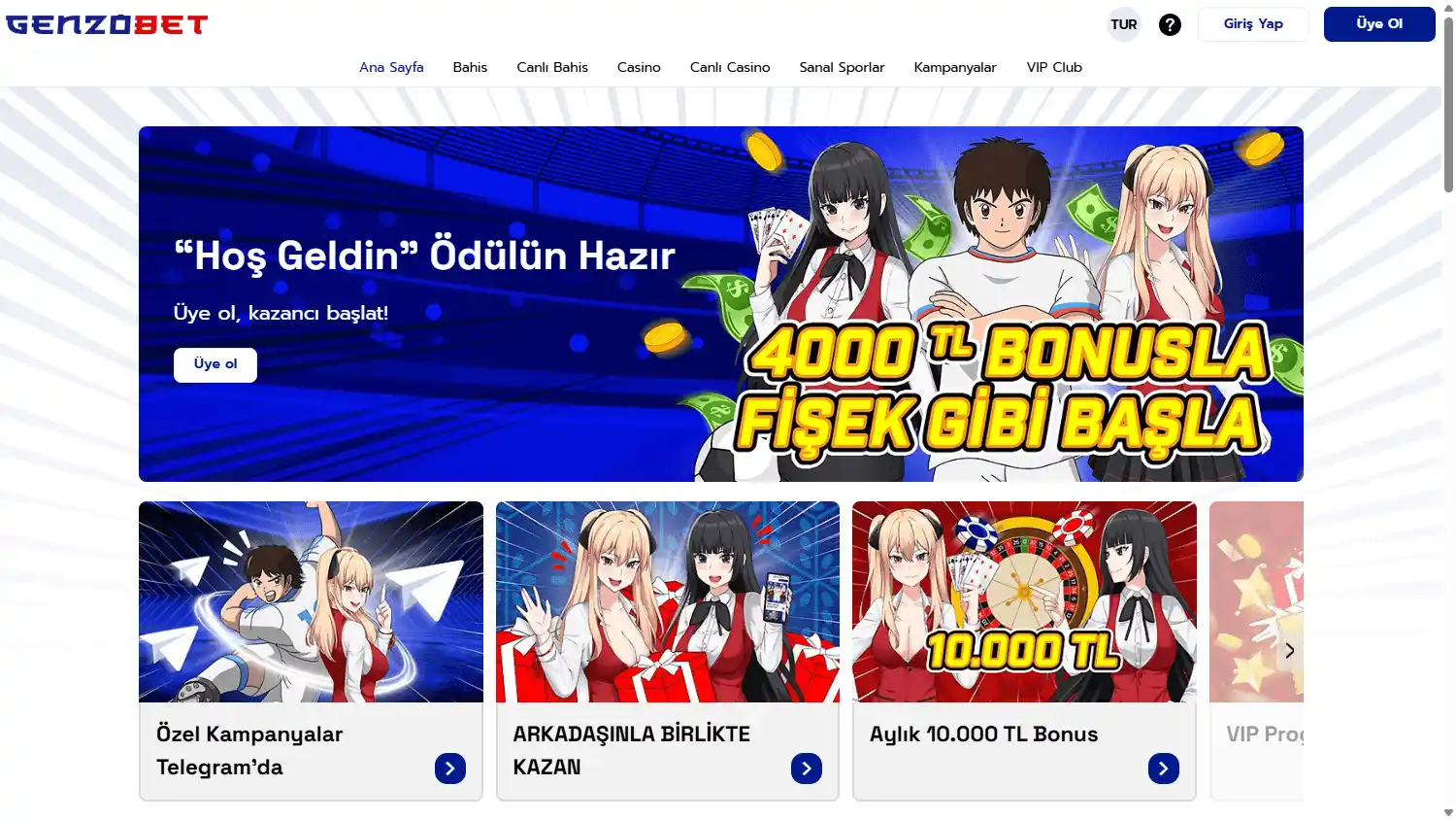 GenzoBet Casino screenshot 1