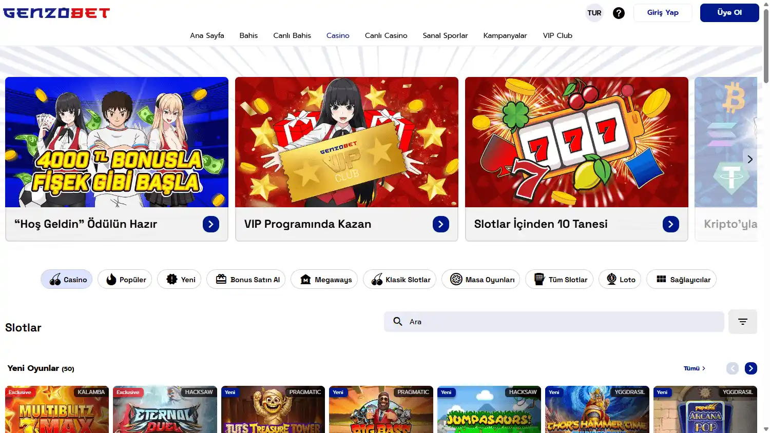 GenzoBet Casino screenshot 2
