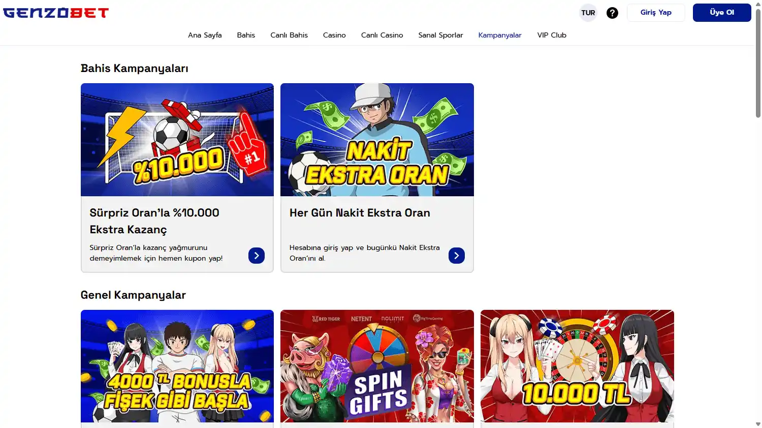GenzoBet Casino screenshot 3