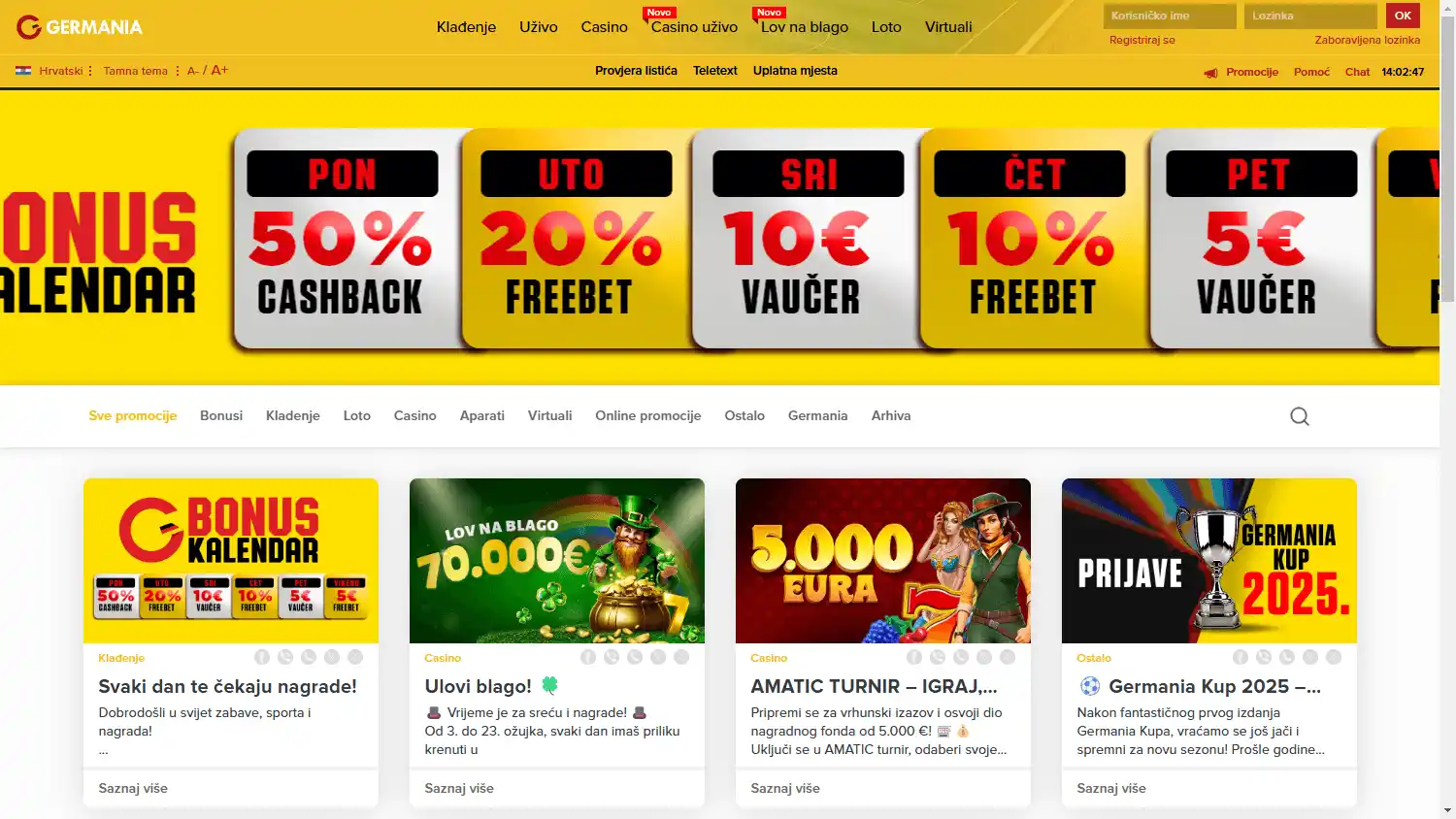 Germania Casino screenshot 3