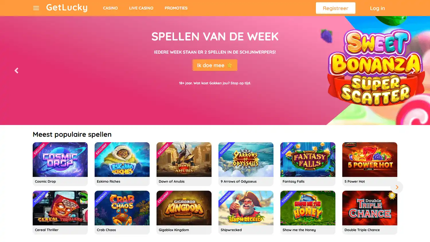 Get Lucky Casino screenshot 1