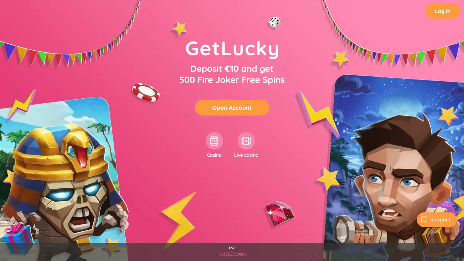 Get Lucky Casino screenshot 2