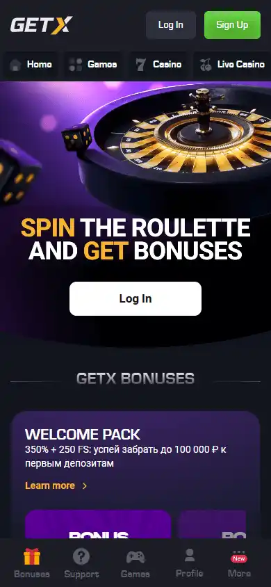 GETX Casino screenshot 6
