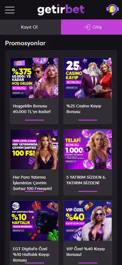 Getirbet Casino screenshot 6
