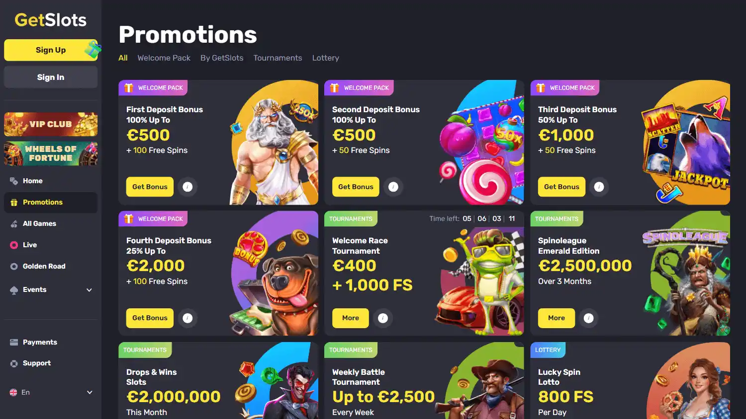 GetSlots Casino screenshot 3