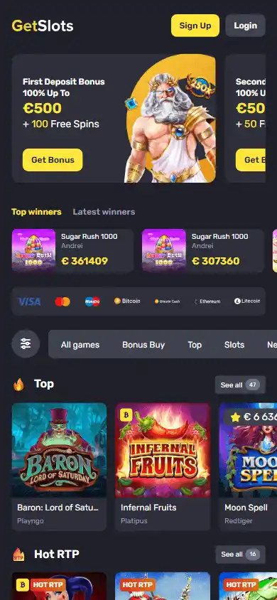 GetSlots Casino screenshot 4