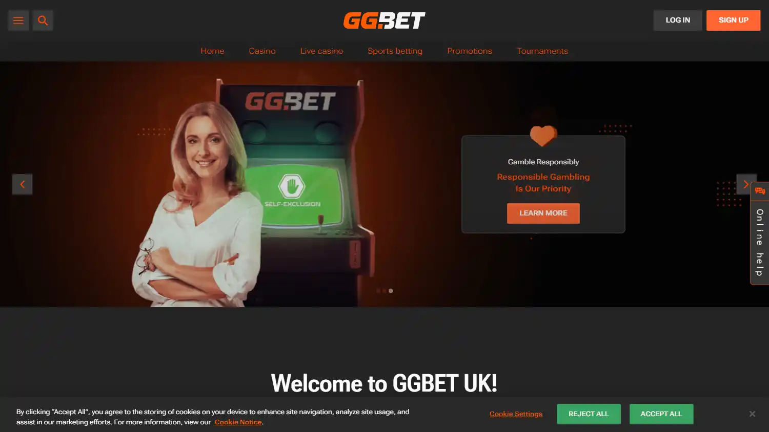 GGBet Casino screenshot 1