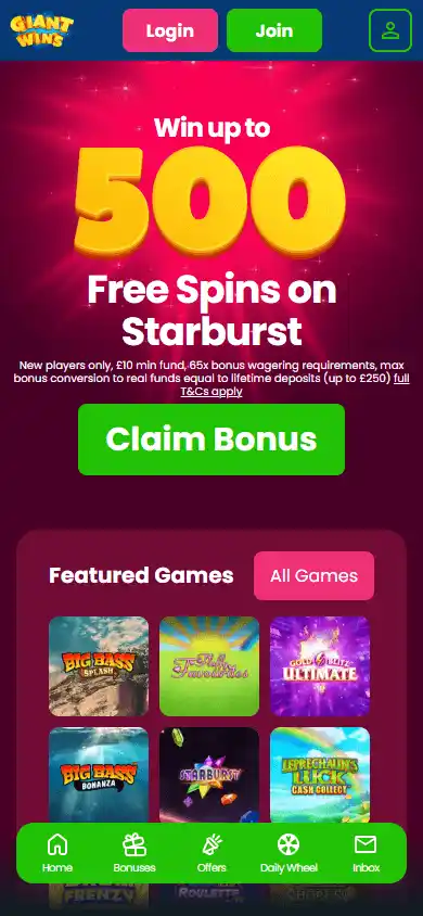Giant Wins Casino screenshot 4