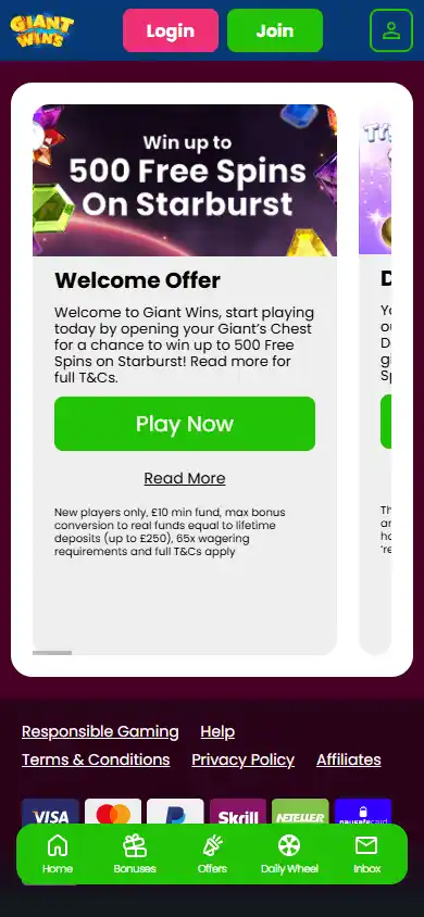 Giant Wins Casino screenshot 6