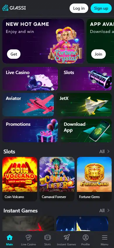 Glassi Casino screenshot 5