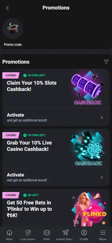 Glassi Casino screenshot 7