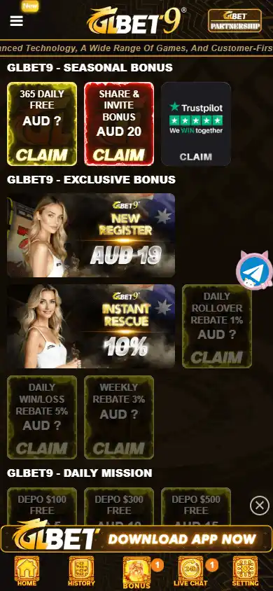GLBET9 Casino screenshot 4