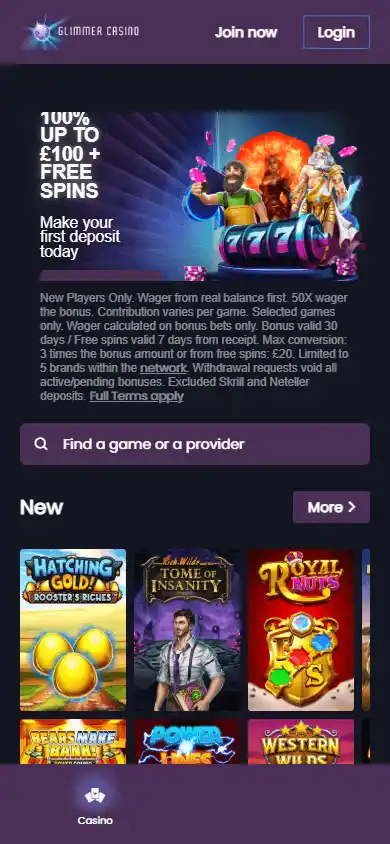 Glimmer Casino screenshot 4