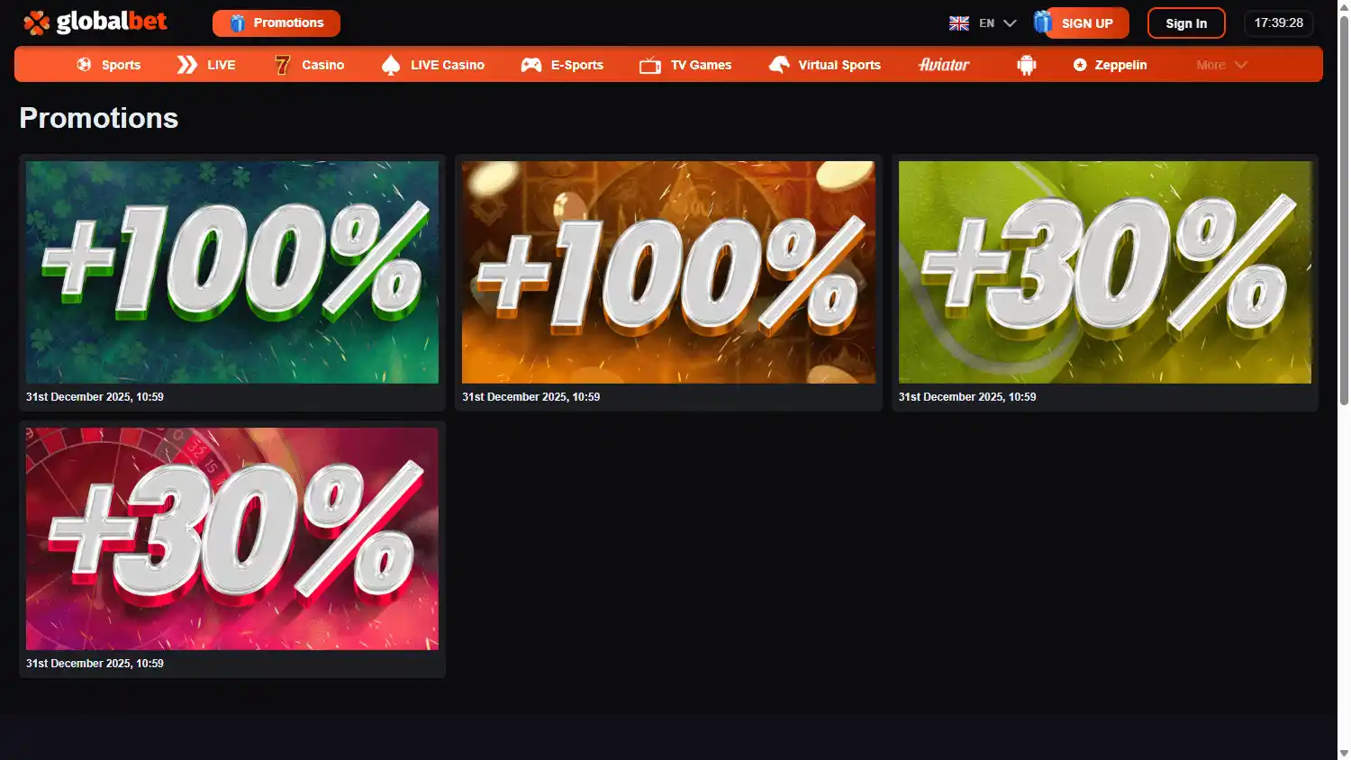Global-Bet Casino screenshot 3