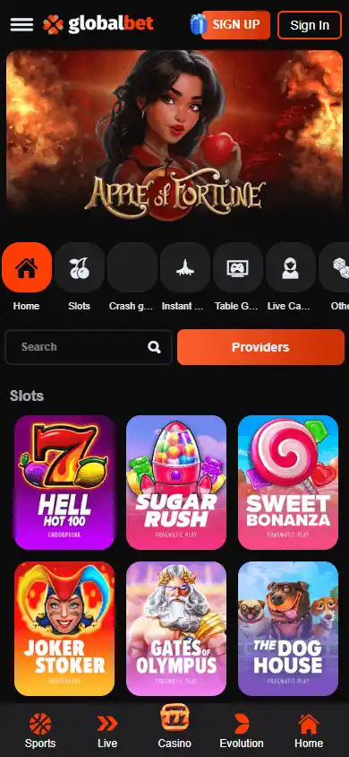 Global-Bet Casino screenshot 5