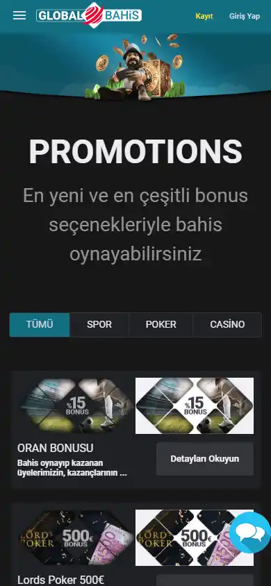 GlobalBahis Casino screenshot 6