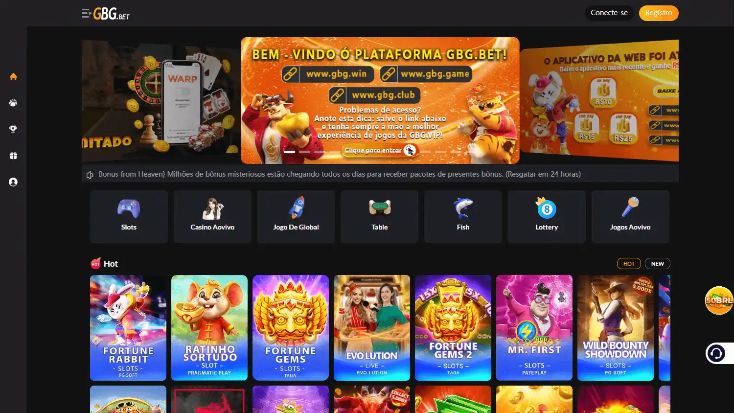 GlobalBet Casino screenshot 1