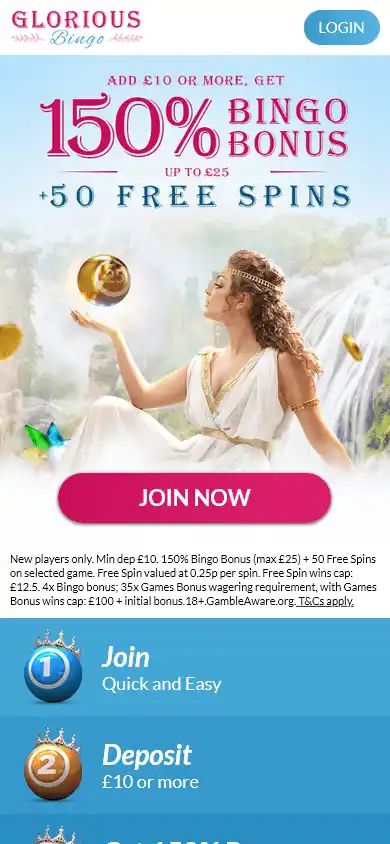 Glorious Bingo Casino screenshot 2