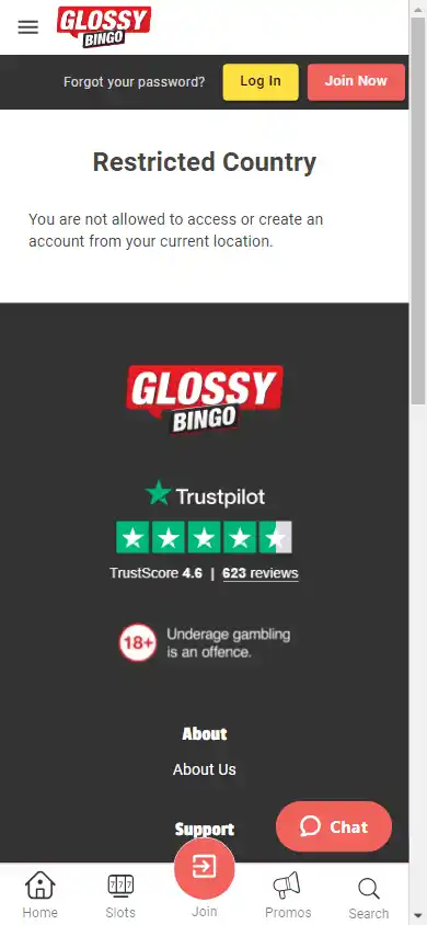 Glossy Bingo Casino screenshot 5