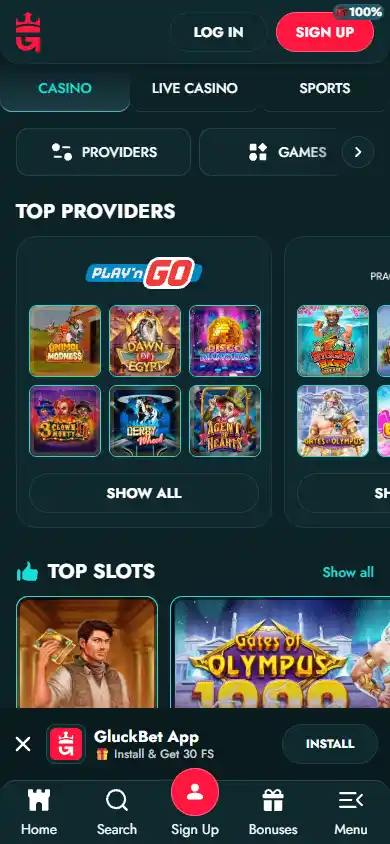 GluckBet Casino screenshot 5