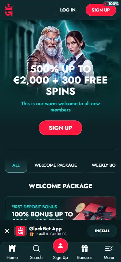 GluckBet Casino screenshot 6