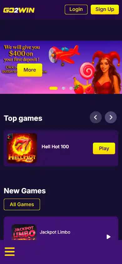 Go2Win Casino screenshot 4