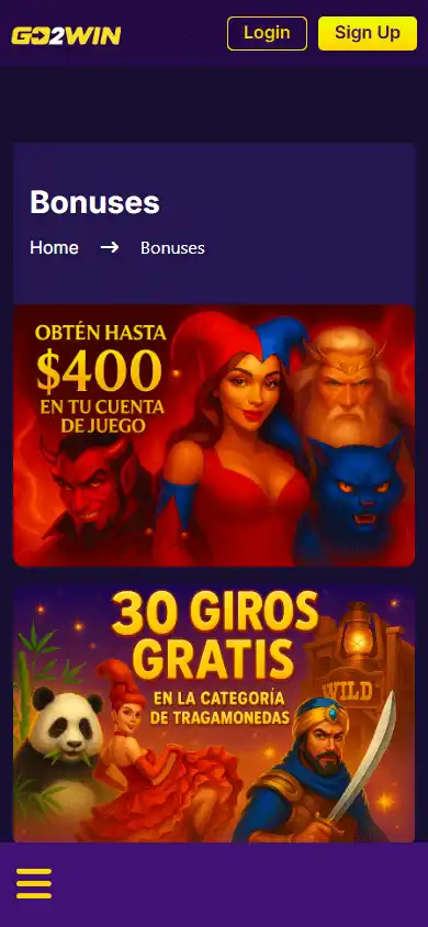 Go2Win Casino screenshot 6