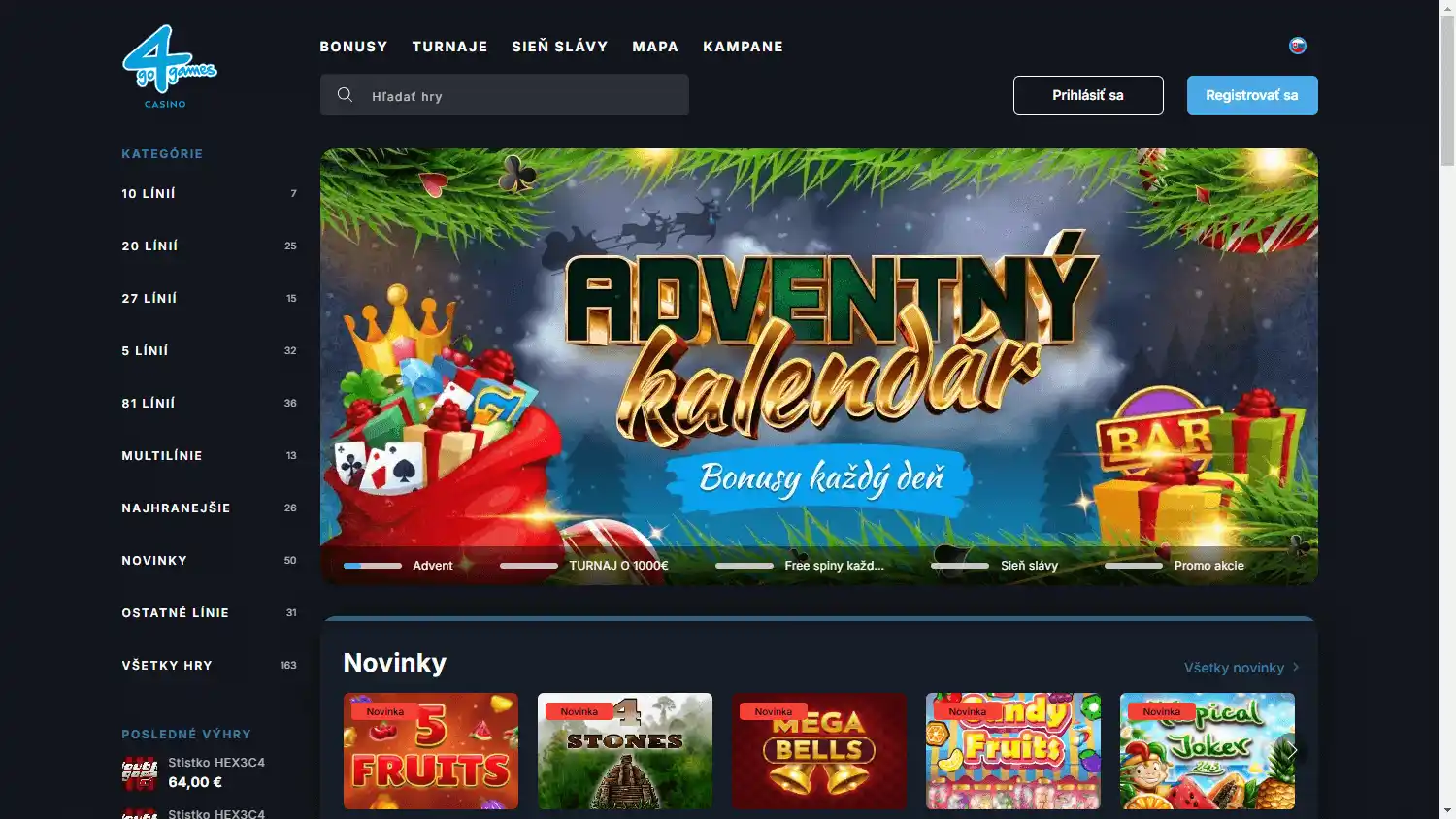 Go4Games Casino screenshot 1