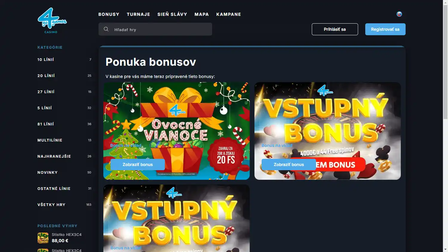Go4Games Casino screenshot 2