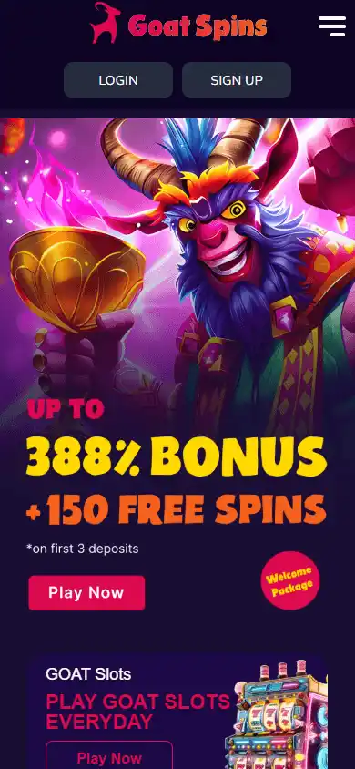 Goat Spins Casino screenshot 4