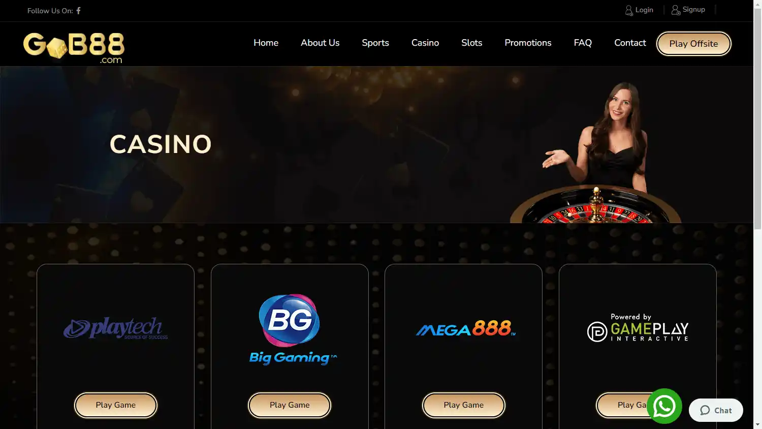 Gob88 Casino screenshot 2