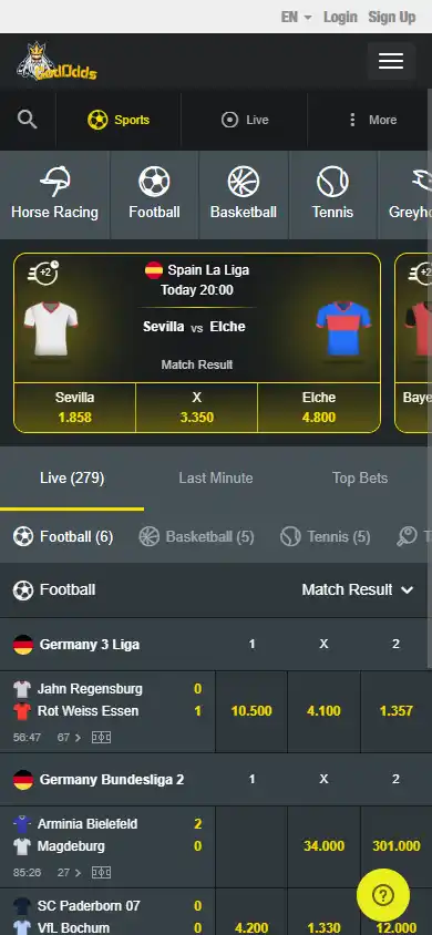 God Odds Casino screenshot 4