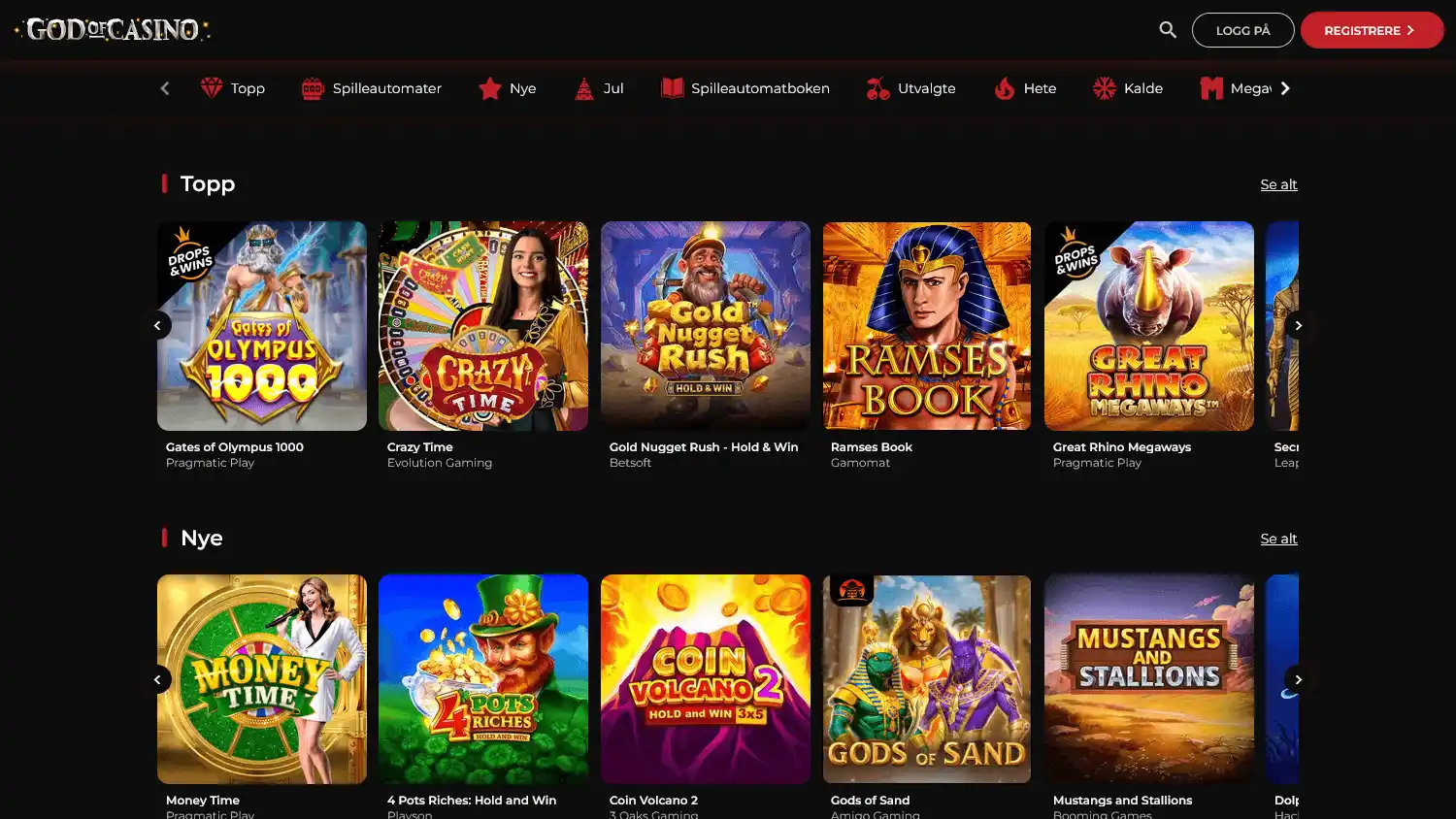 God Of Casino screenshot 1