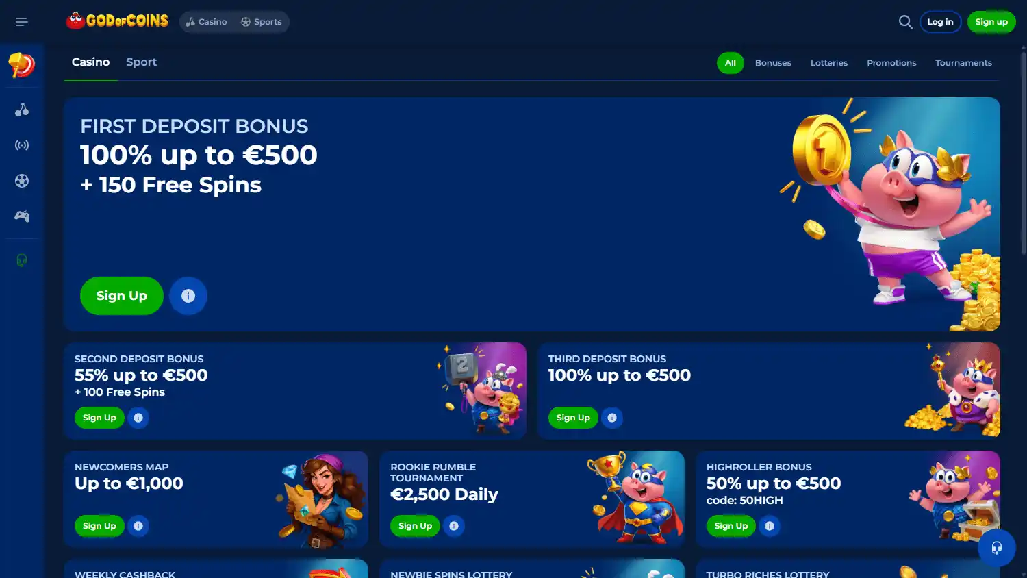 God of Coins Casino screenshot 3