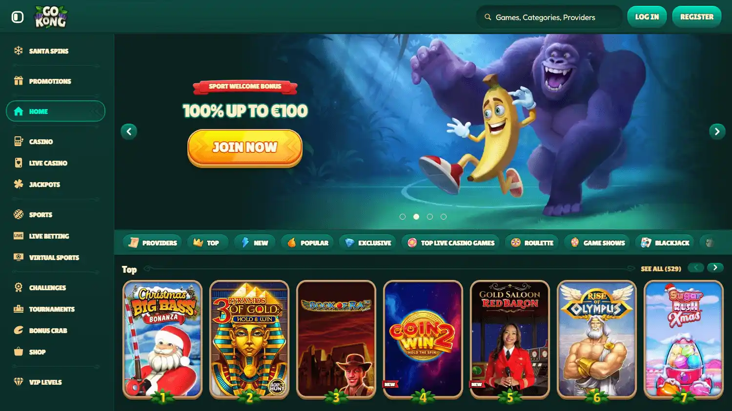 GoKong Casino screenshot 1