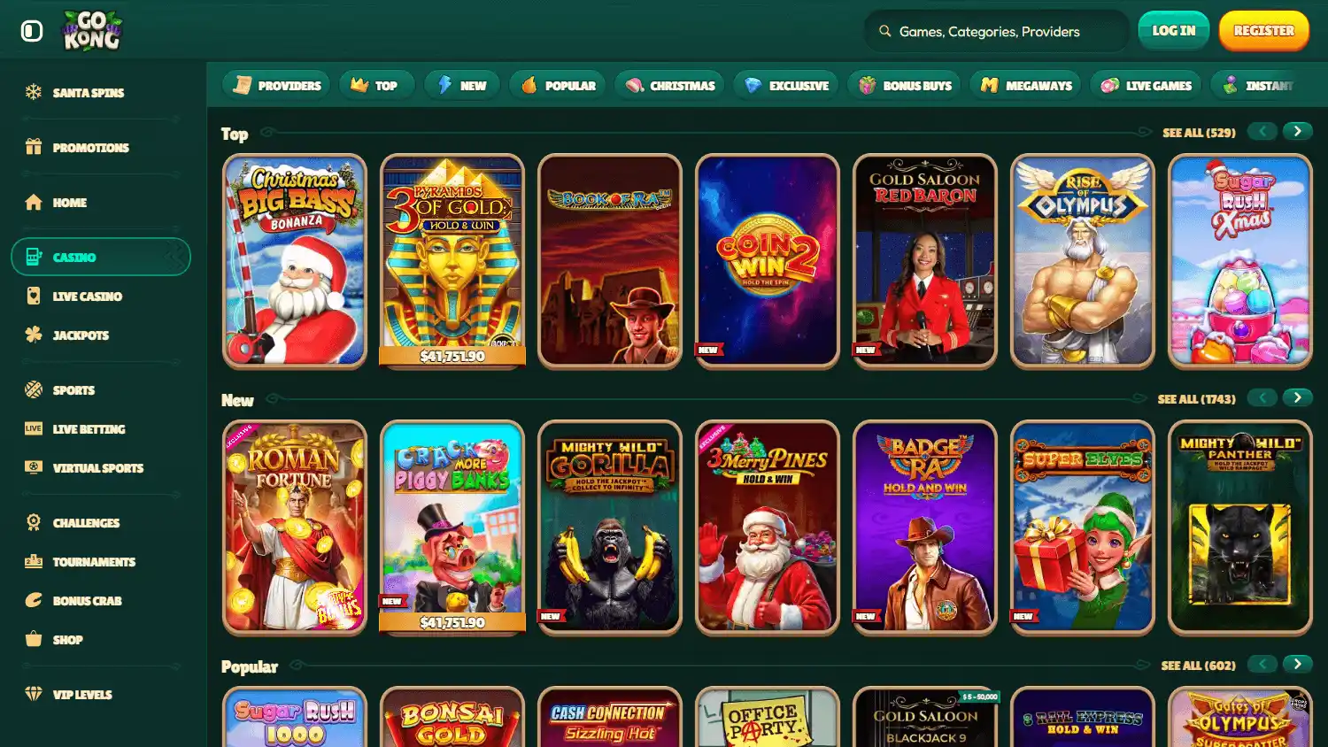 GoKong Casino screenshot 2