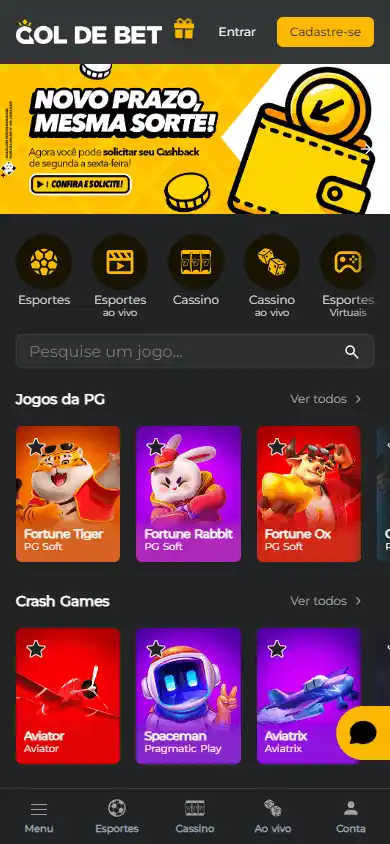 GOL DE BET Casino screenshot 4