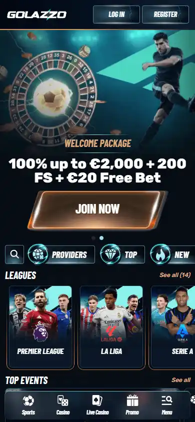 Golazzo Casino screenshot 4