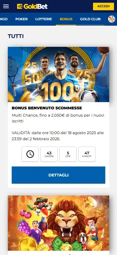 GoldBet Casino IT screenshot 6