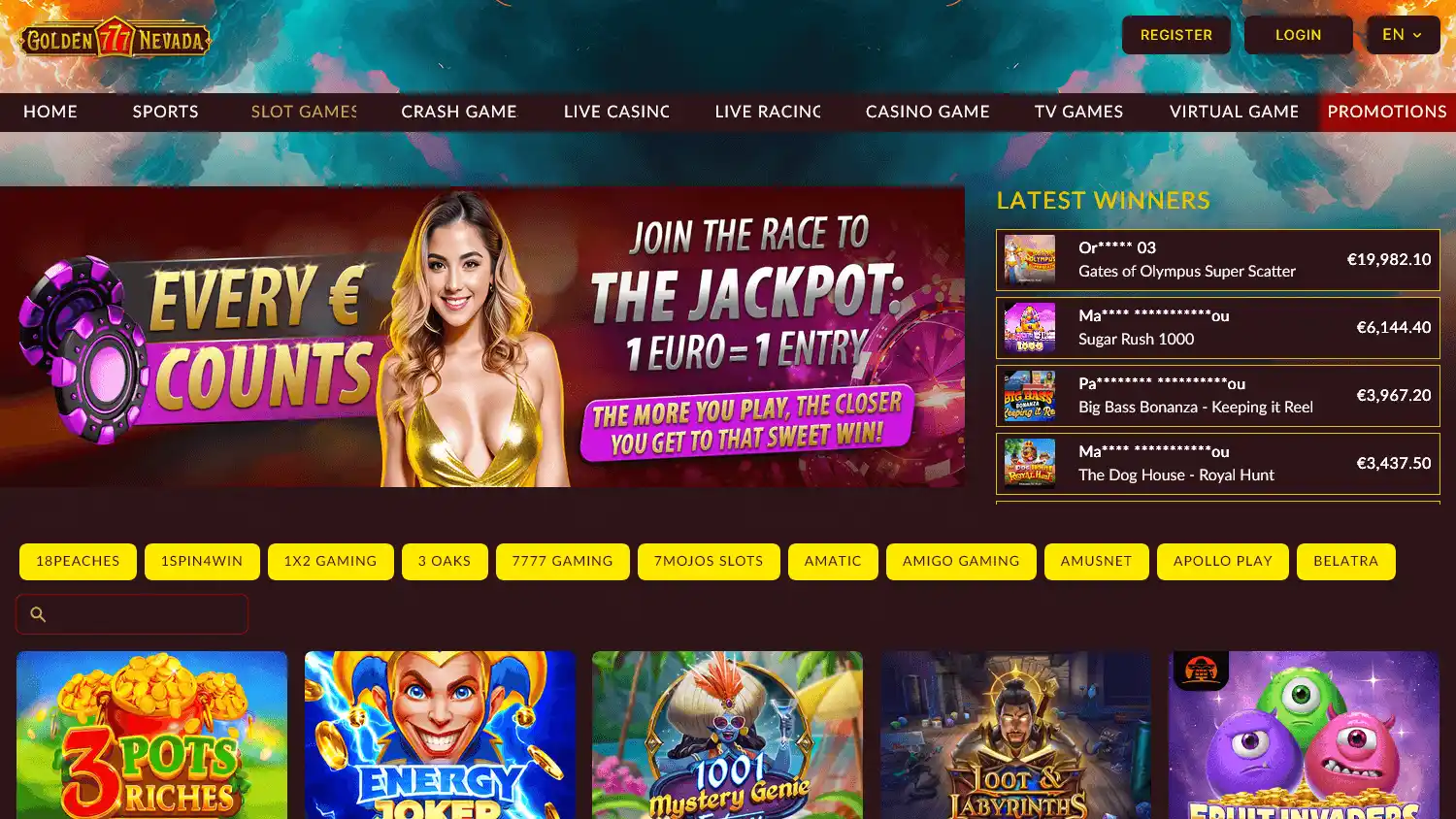Golden 777 Nevada Casino screenshot 2