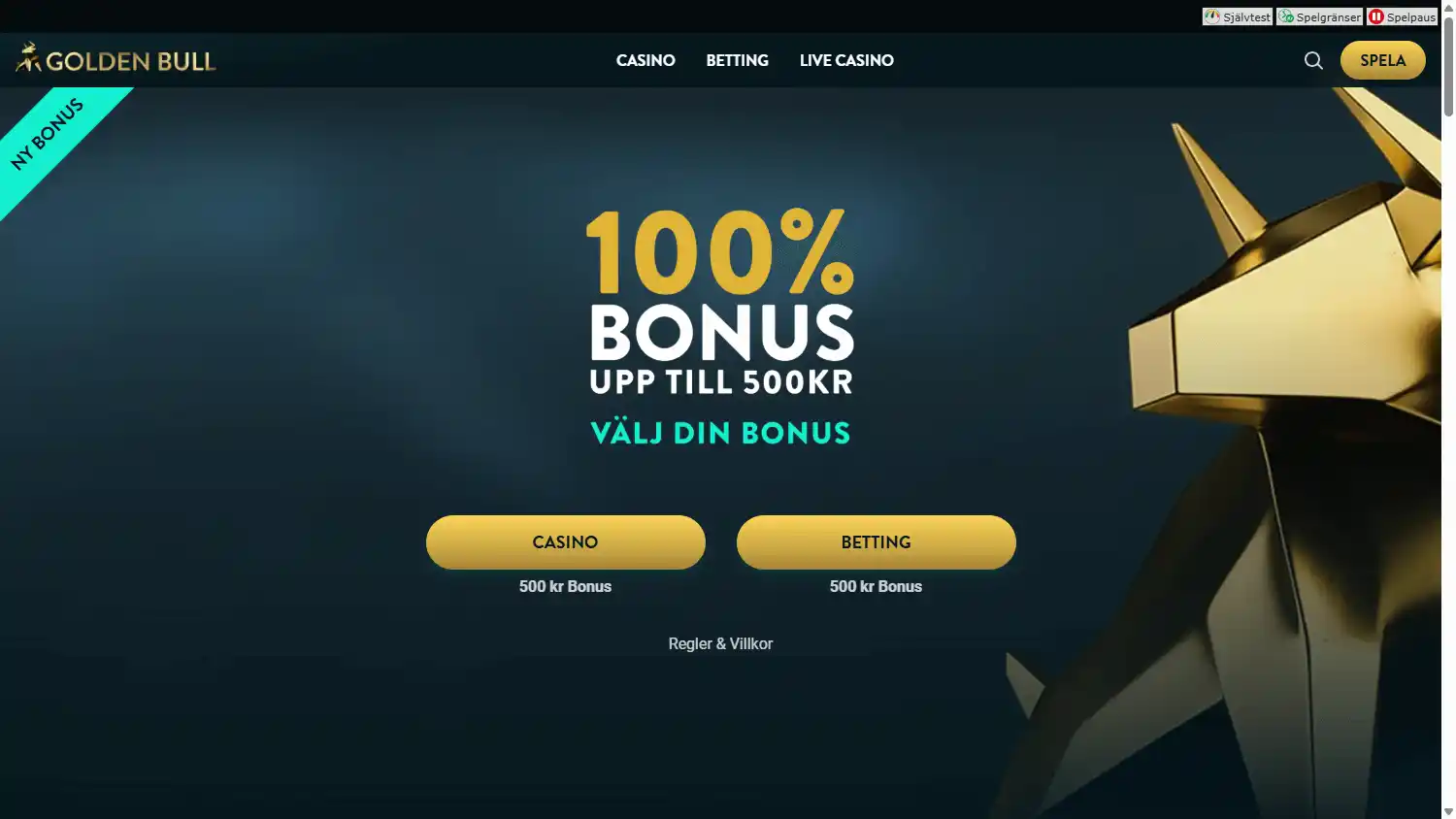 Golden Bull Casino ES screenshot 2